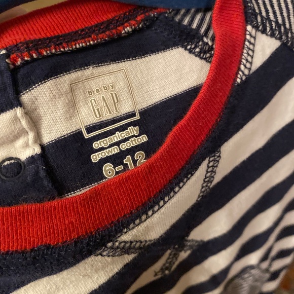 Bundle of Blue and White Striped Onesies - Baby Gap - Picture 2 of 5